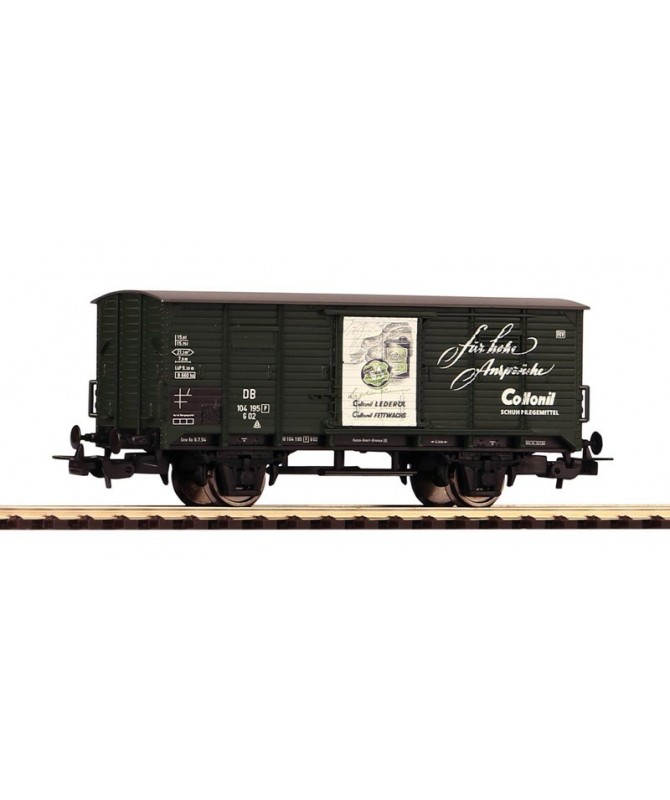 PIKO H0 54985 – Carro coperto G02 “Collonil” – DB Ep. III