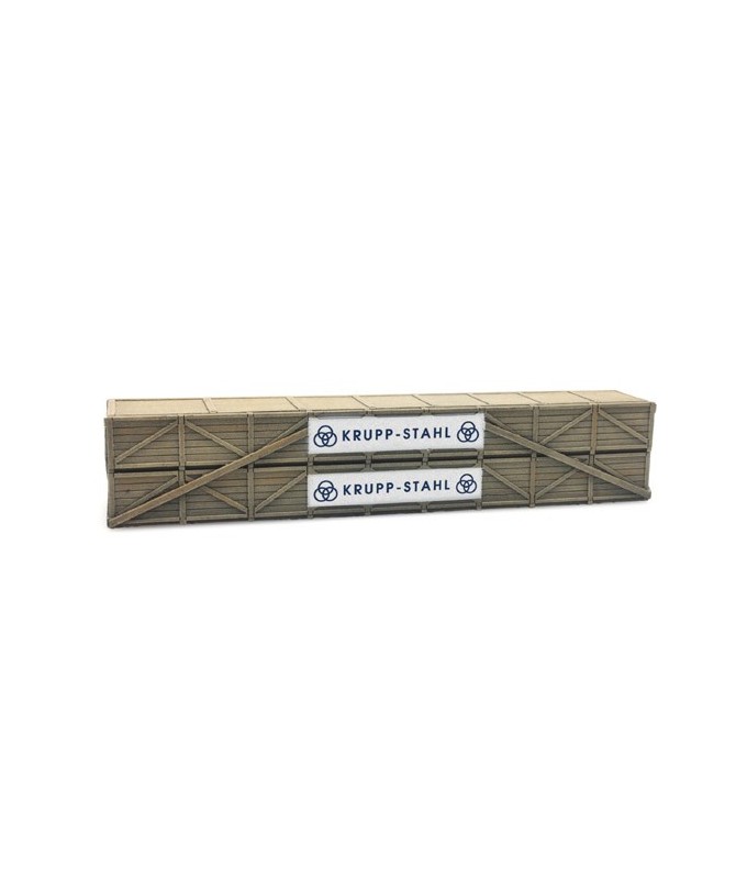 ARTITEC 487.801.70 – Carico: casse in legno “Krupp-Sthal” – resina H0