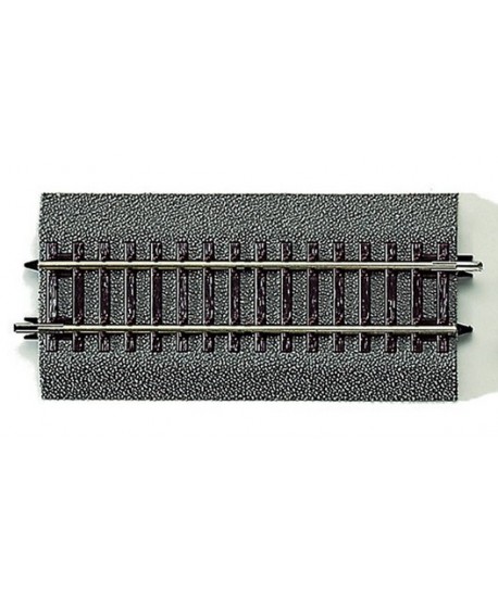 ROCO H0 42511 – Binario Diritto Diagonale DG1 119 mm. ROCOline con massicciata