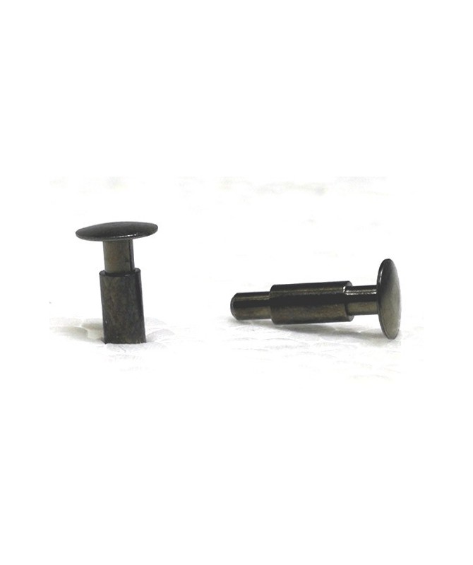 Respingente arrotondato in metallo lunghezza 9 mm. (1 pezzo) – H0
