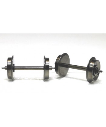ASSALE 006 DC H0 – n. 2 assali (a spillo) in ottone 10,4 mm / 25,4 mm (1 lato isolato)