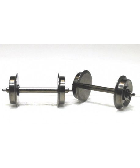 ASSALE 007 DC H0 – n. 2 assali (a spillo) in ottone 10,4 mm / 26,0 mm (1 lato isolato)