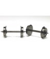 ASSALE 007 DC H0 – n. 2 assali (a spillo) in ottone 10,4 mm / 26,0 mm (1 lato isolato)