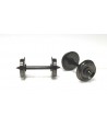 ASSALE 011 DC H0 – n. 2 assali in ottone 11,0 mm / 25,0 mm x Fleischmann