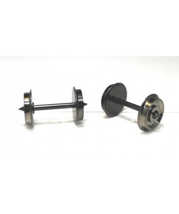ASSALE 015 DC H0 – n. 2 assali in ottone 10,4 mm / 24,4 mm (1 lato isolato)