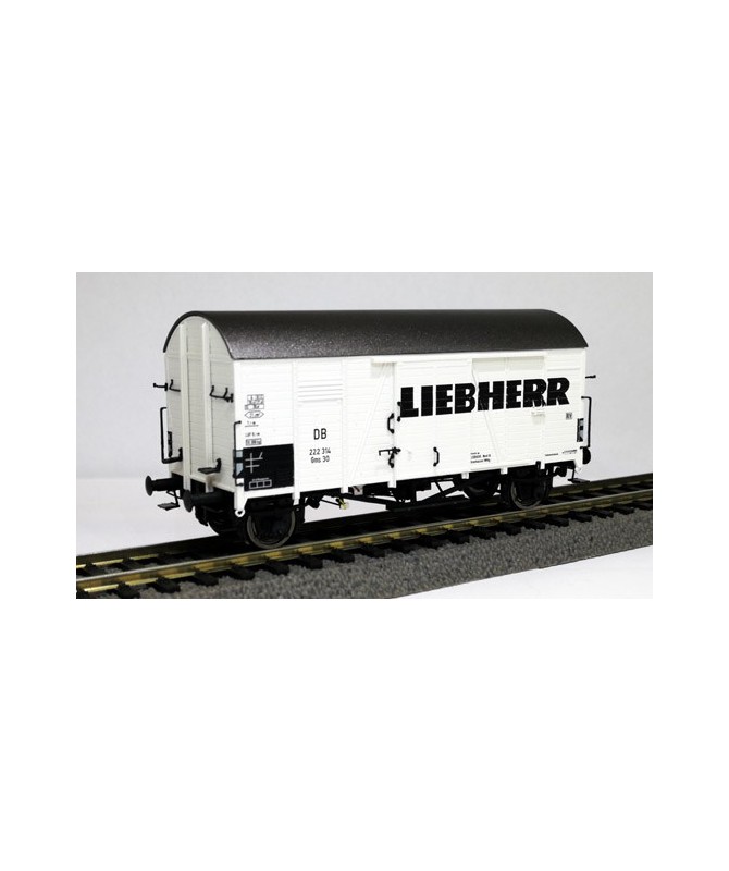 BRAWA H0 47989 – Carro chiuso Gms30 “Liebherr” – DB Ep. III
