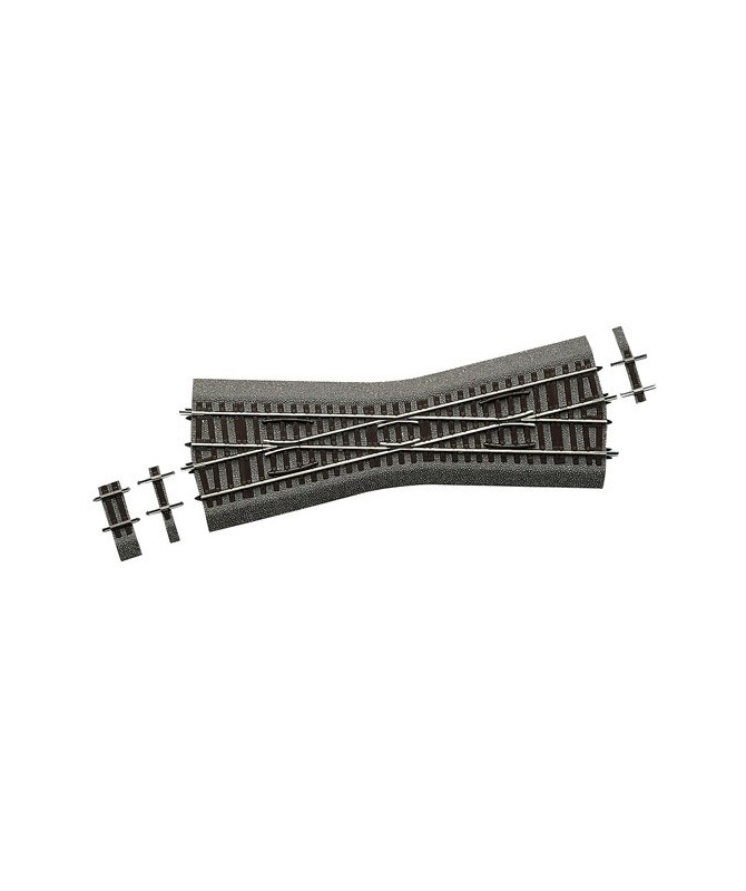 ROCO H0 42597 – Incrocio K15 RocoLine con massicciata