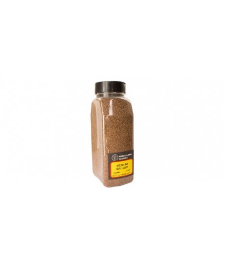 WOODLAND SCENICS B1372 – Dosatore pietrisco fine, marrone