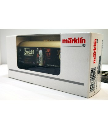 MARKLIN H0 44212 – Carro trasporto birra “Zwick’l Kellerbier” – DB *usato* AC