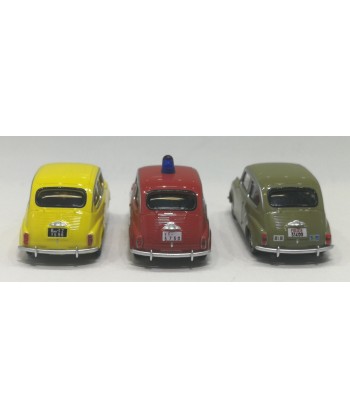 BLACKSTAR BS00050 – Set 3 FIAT 600, “Agip, Vigili del Fuoco e Polizia Stradale” – 1:87