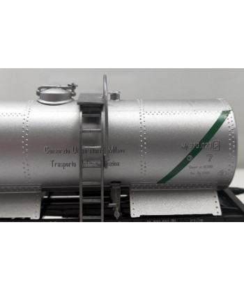 BLACKSTAR H0 BS00072 – Set 2 cisterne con garitta trasporto nafta e benzina – FS Ep. II