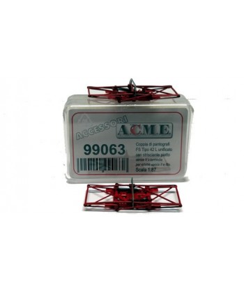 ACME H0 99063 – Coppia di pantografi tipo FS 42L unificato strisciante piatto