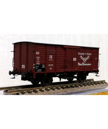 BRAWA H0 49798 – Carro chiuso G10 “Max Neumann” – DR Brit.-US Zone Ep. III