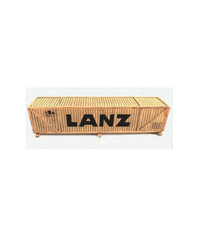 LOEWE H0 2058 – Carico: Cassa in legno per macchinari “LANZ”