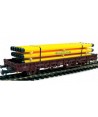 LOEWE H0 2080 – Carico: Tubi gas in acciaio “EUROPIPE” 130 mm.