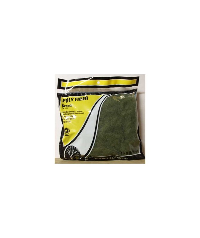 WOODLAND SCENICS FP178 – Polifibra sintetica verde 16 gr.