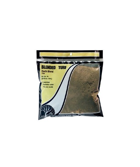 WOODLAND SCENICS T50 – ERBA SELEZIONATA TERRA MISTA IN BUSTA 886 cu cm