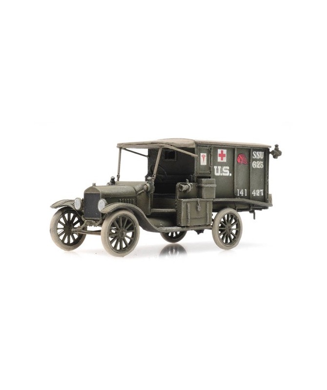 ARTITEC 6870308 – U.S. T-FORD Ambulanza, resina H0