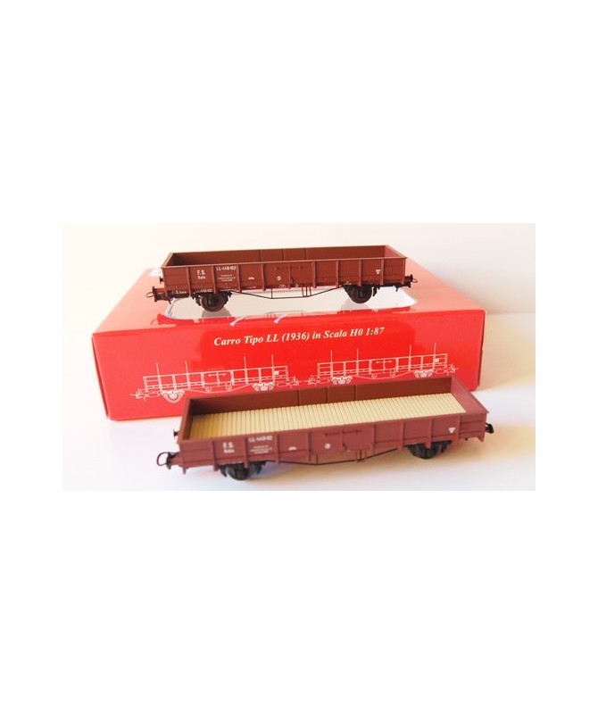 ATM TRENI H0 CF 12.007 – Set 2 carri tipo LL (1936) – FS Ep. III