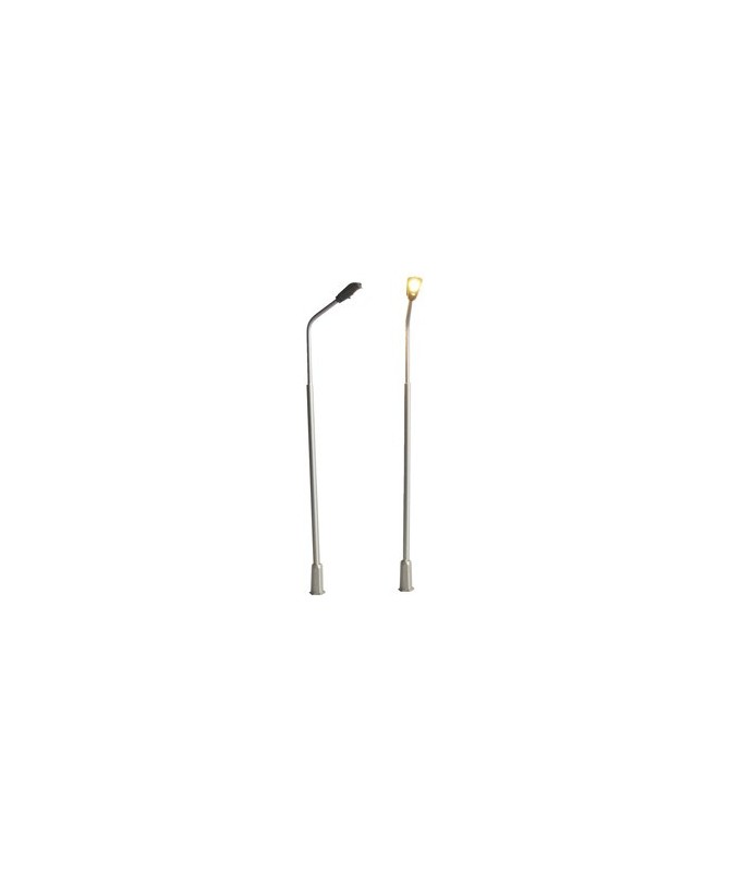MABAR TREN H0 60171 – Set 2 lampioni stradali, LED 12/16V