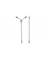 MABAR TREN H0 60172 – Set 2 lampioni stradali doppi, LED 12/16V