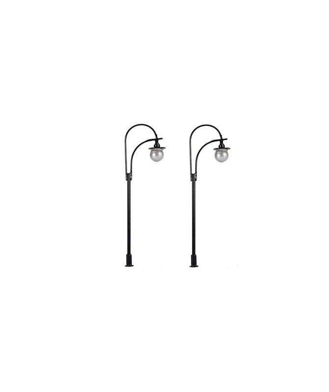 MABAR TREN H0 60173 – Set 2 lampioni stradali, LED 12/16V