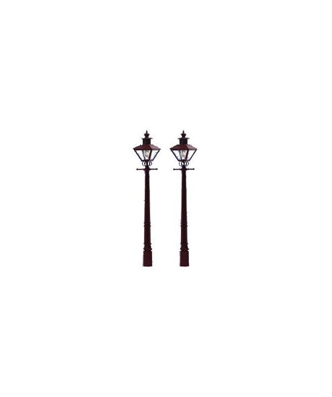 MABAR TREN H0 60186 – Set 2 lampioni, LED 12/16V