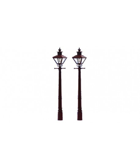 MABAR TREN H0 60186 – Set 2 lampioni, LED 12/16V