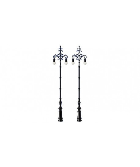 MABAR TREN H0 60187 – Set 2 lampioni, LED 12/16V