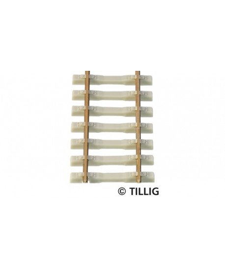 TILLIG H0 85134 – Binario flessibile traversina in cemento 470 mm.