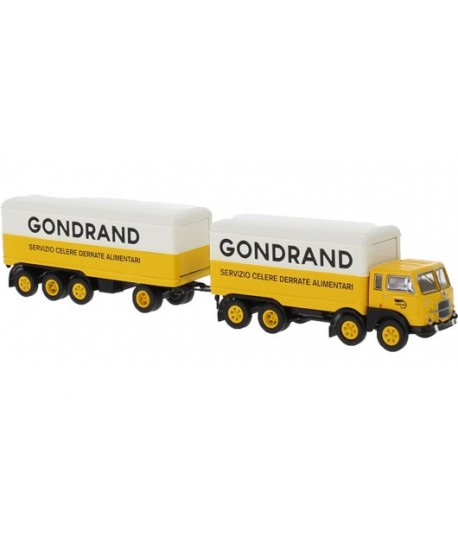 BREKINA 58436 – FIAT 690 Millepiedi con rimorchio “GONDRAND” – 1:87