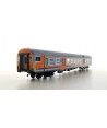 VITRAINS H0 3233 – Carrozza 2′ Cl. Pilota Passante TE MDVC – Livrea origine Logo TV, loco bici, illuminata – FS Ep. IV
