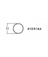 ROCO H0 40070 – Anelli di aderenza 12,9-14,6 mm per locomotive corrente continua