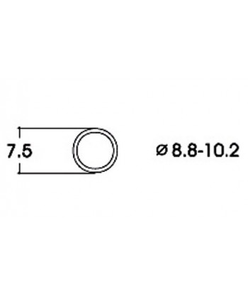 ROCO H0 40073 – Anelli di aderenza 8,8-10,2 mm per locomotive corrente alternata