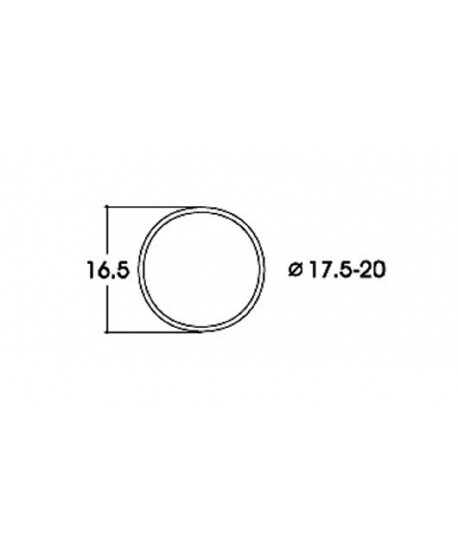 ROCO H0 40077 – Anelli di aderenza 17,5-20,0 mm per locomotive corrente alternata