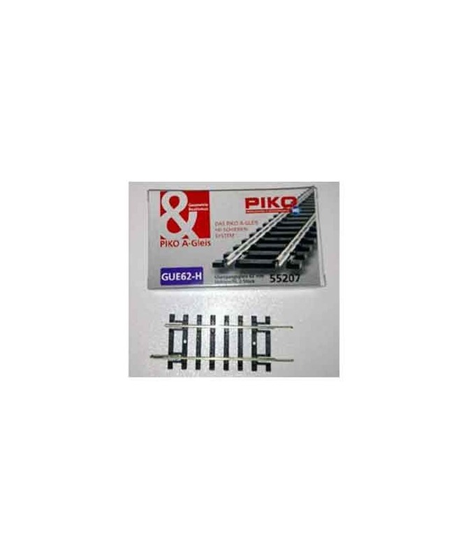 PIKO A-GLEIS H0 55207 – Adattatore 62 mm GUE62-H (2 pz.)