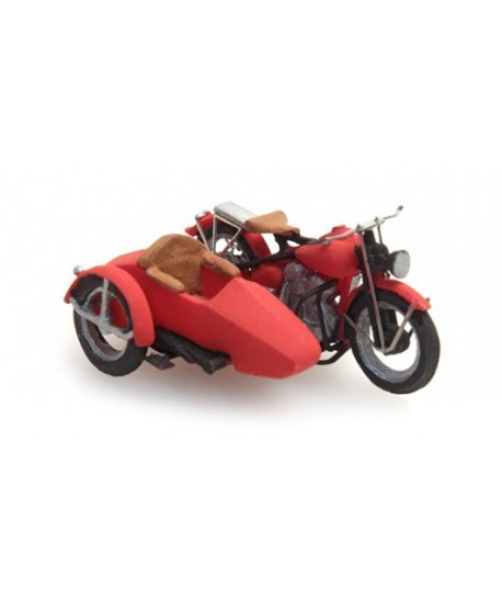 ARTITEC 387.29 – US Libertator moto + sidecar – resina H0