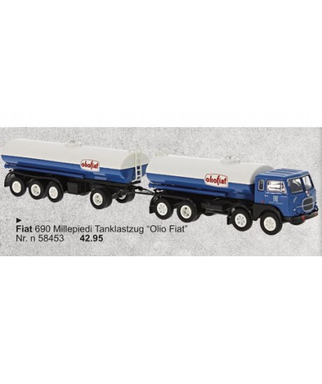 BREKINA 58453 – FIAT 690 Millepiedi cisterna “Olio Fiat” – 1:87