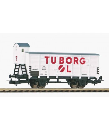 PIKO H0 54619 – Carro chiuso G02 ” Birra Tuborg ” – DSB Ep. III