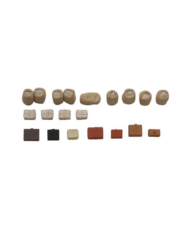 ARTITEC 387.58 – Merci ferroviarie: valigie, pacchi e sacchi postali , resina H0