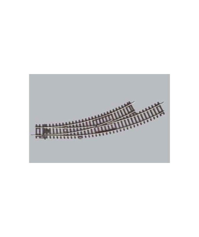 PIKO A-GLEIS H0 55222 – Scambio curvo sinistro BWL R2/R3 manuale