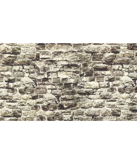 NOCH H0 57700 – Parete tipo Granito in cartone goffrato 64×15 cm
