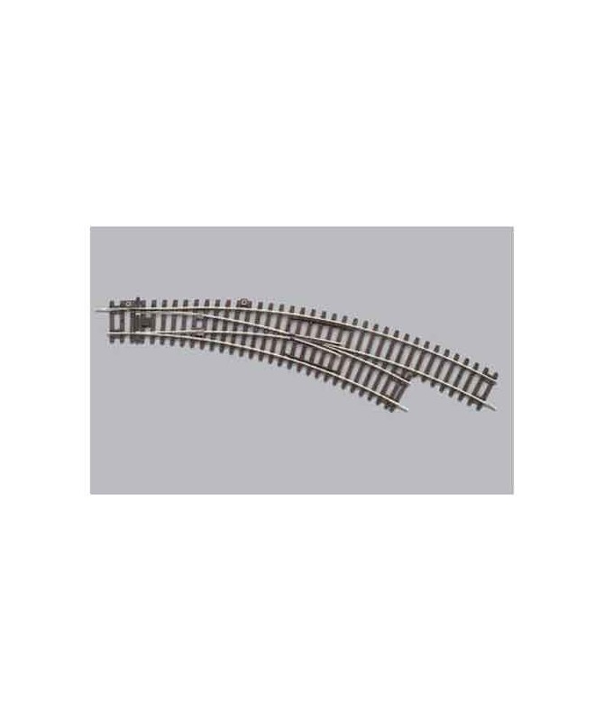 PIKO A-GLEIS H0 55223 – Scambio curvo destro BWR R2/R3 manuale