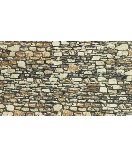 NOCH H0 57710 – Parete tipo Dolomite in cartone goffrato 64×15 cm