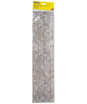 NOCH H0 57720 – Parete tipo Basalto in cartone goffrato 64×15 cm
