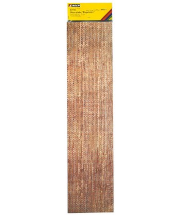 NOCH H0 57730 – Parete tipo Mattone in cartone goffrato 64×15 cm