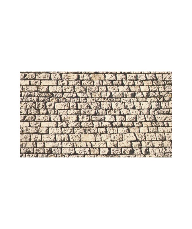 NOCH H0 57740 – Parete tipo Bugnato in cartone goffrato 64×15 cm