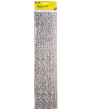 NOCH H0 57740 – Parete tipo Bugnato in cartone goffrato 64×15 cm
