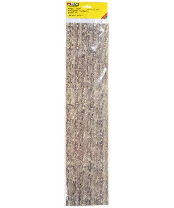 NOCH H0 57750 – Parete tipo Arenaria in cartone goffrato 64×15 cm