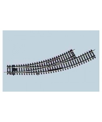 PIKO A-GLEIS H0 55227 – Scambio curvo sinistro BWL R3/R4 manuale